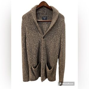 Abercrombie & Fitch Brown Cardigan Men’s(Small)